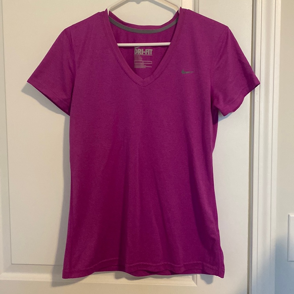 Women’s purple Nike Dri-fit tee